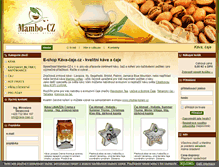 Tablet Screenshot of kava-caje.cz